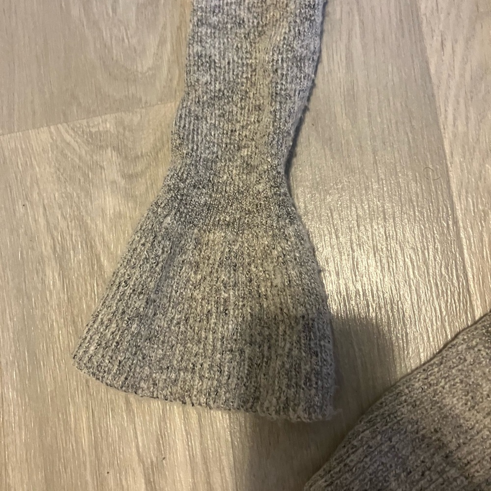 Style & Co. Gray Ruffle Cardigan - Picture 4 of 5
